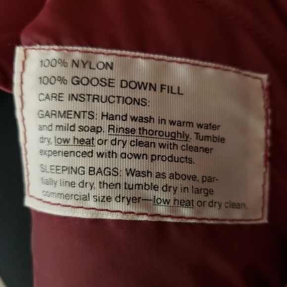 Vintage Bugaboo California (USA) Dusty Rose Pink Goose Down Puffer Vest Sz:Med - Picture 10 of 10